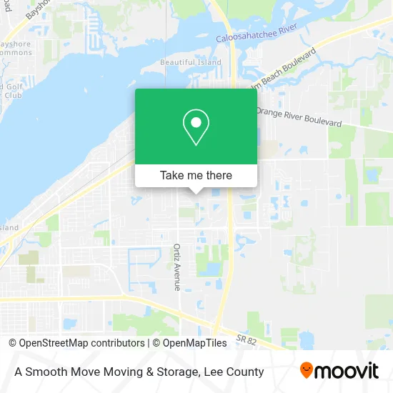 A Smooth Move Moving & Storage map