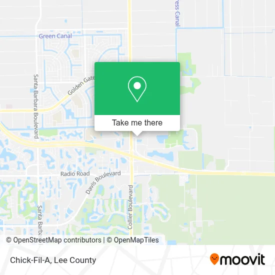 Chick-Fil-A map