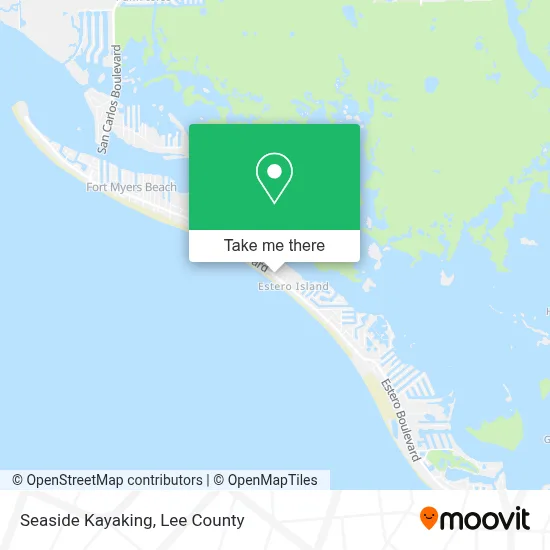 Seaside Kayaking map