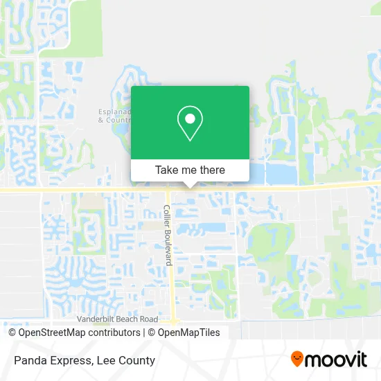 Panda Express map