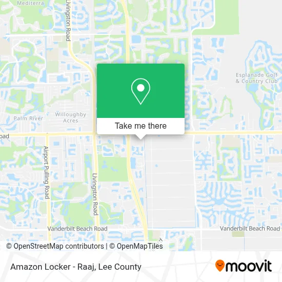 Amazon Locker - Raaj map