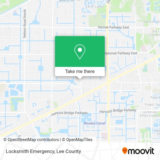 Locksmith Emergency map