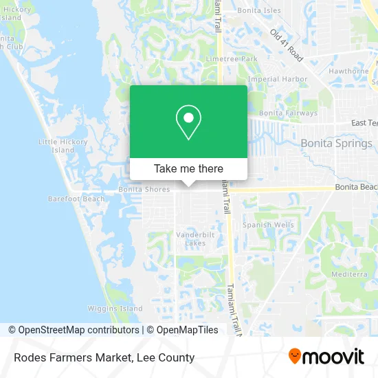 Rodes Farmers Market map