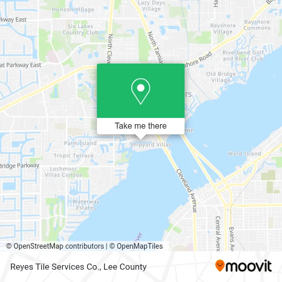 Reyes Tile Services Co. map