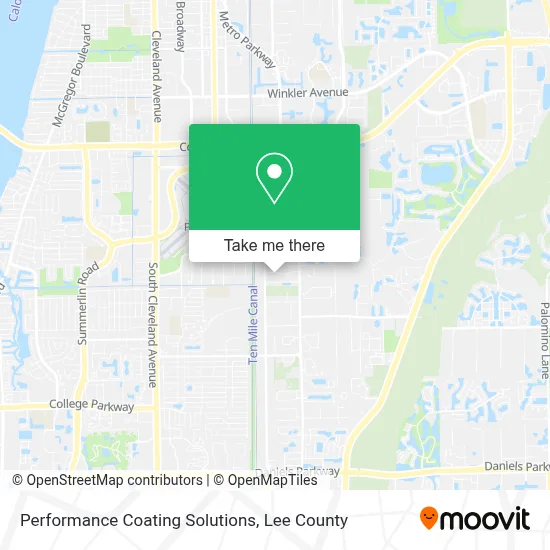 Performance Coating Solutions map