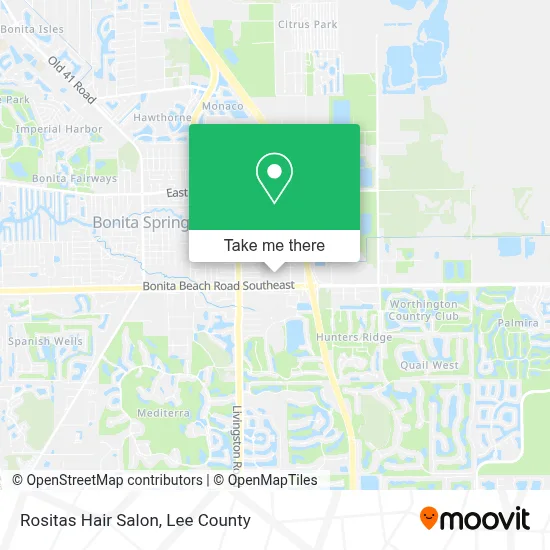 Rositas Hair Salon map