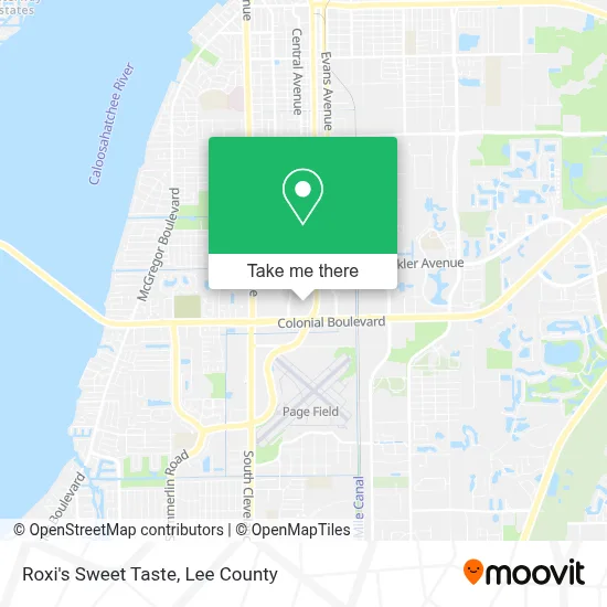 Roxi's Sweet Taste map