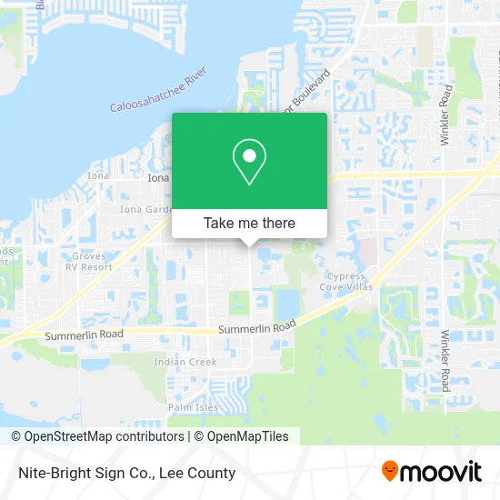 Nite-Bright Sign Co. map