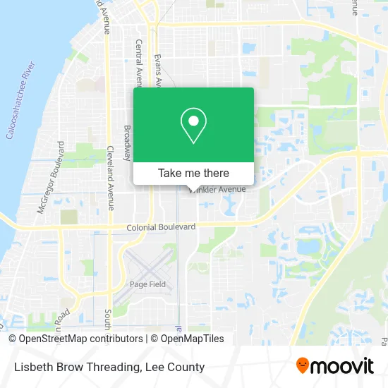 Lisbeth Brow Threading map