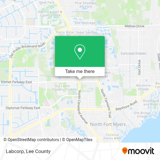 Labcorp map