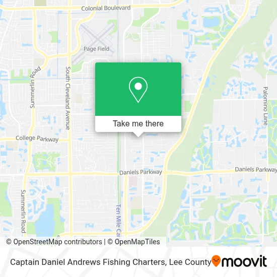 Captain Daniel Andrews Fishing Charters map