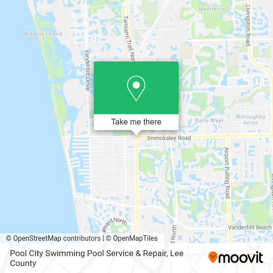 Pool City Swimming Pool Service & Repair map