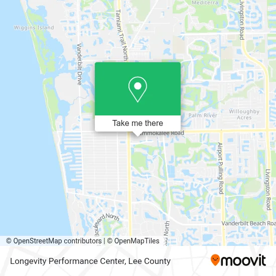 Longevity Performance Center map