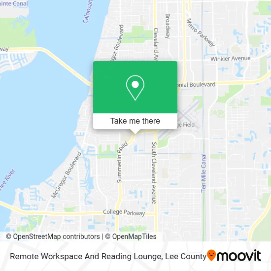 Remote Workspace And Reading Lounge map