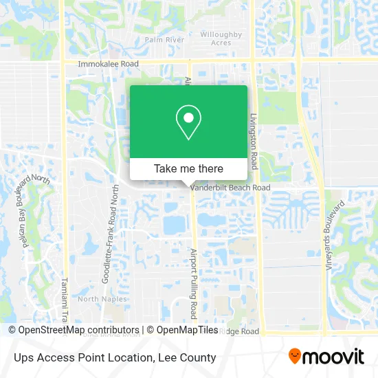 Ups Access Point Location map