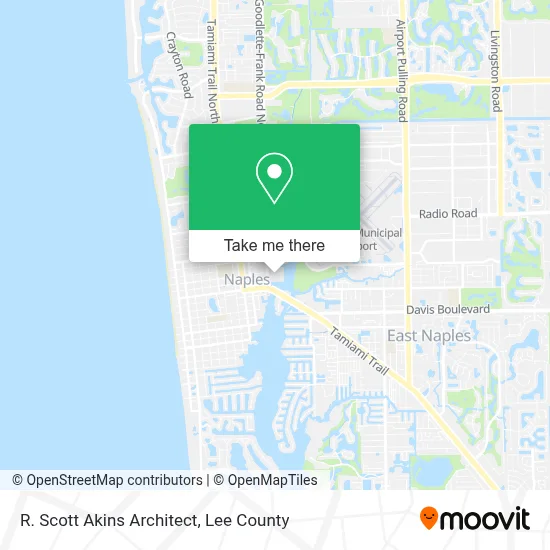 R. Scott Akins Architect map