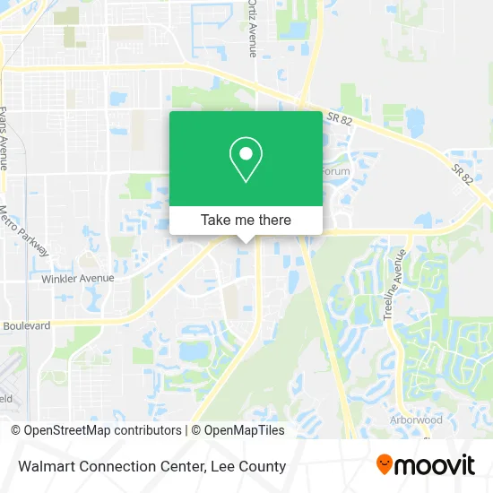 Walmart Connection Center map