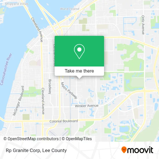Rp Granite Corp map