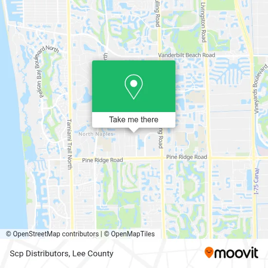Scp Distributors map
