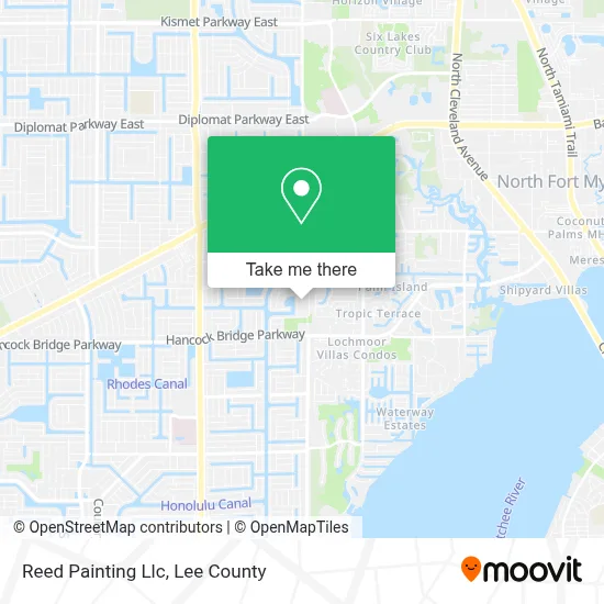 Reed Painting Llc map
