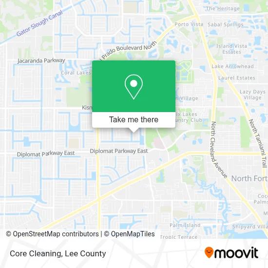 Core Cleaning map