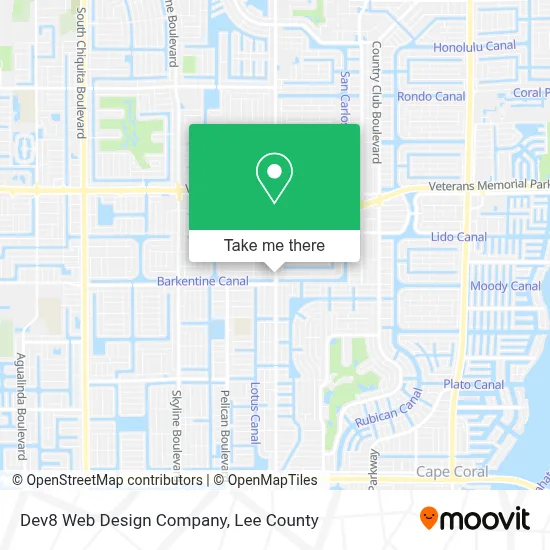 Dev8 Web Design Company map