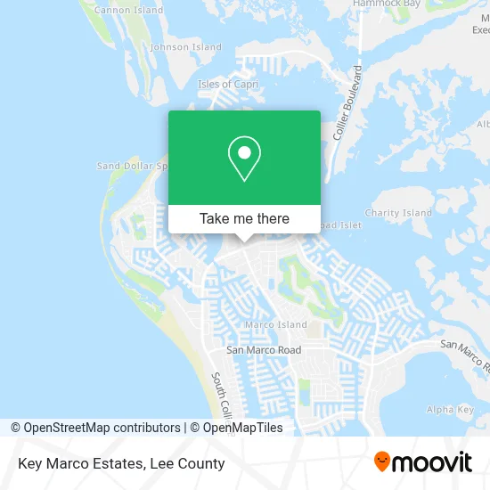 Key Marco Estates map