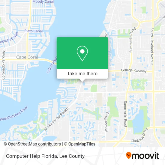 Computer Help Florida map