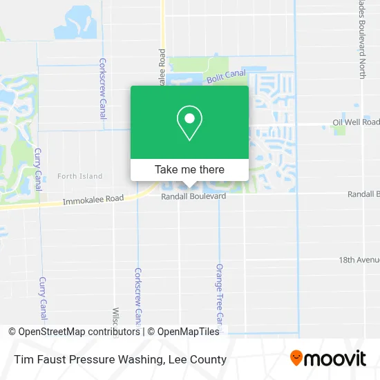 Tim Faust Pressure Washing map