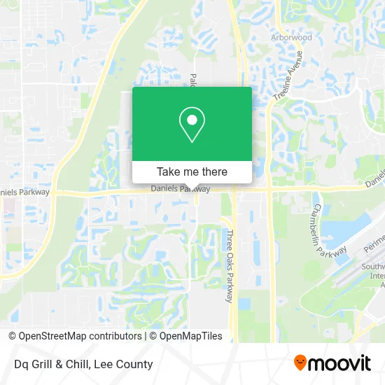 Dq Grill & Chill map