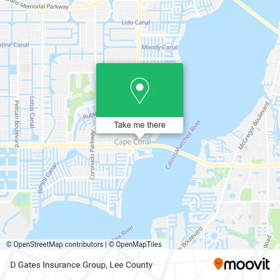 D Gates Insurance Group map