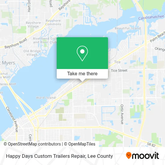 Happy Days Custom Trailers Repair map