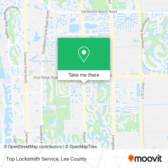 Top Locksmith Service map