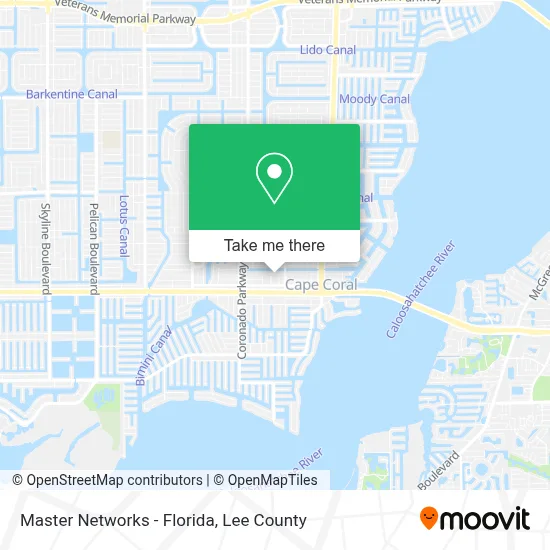 Master Networks - Florida map