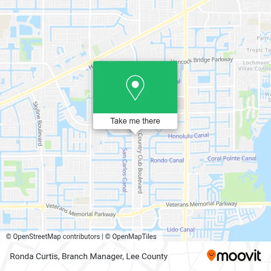 Ronda Curtis, Branch Manager map