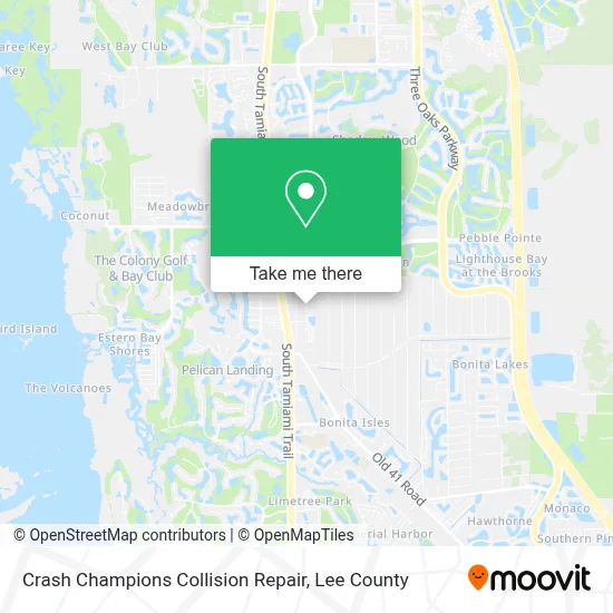 Crash Champions Collision Repair map