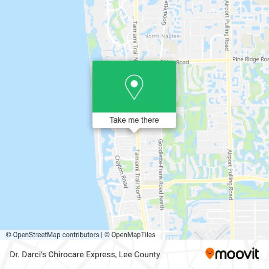 Dr. Darci's Chirocare Express map