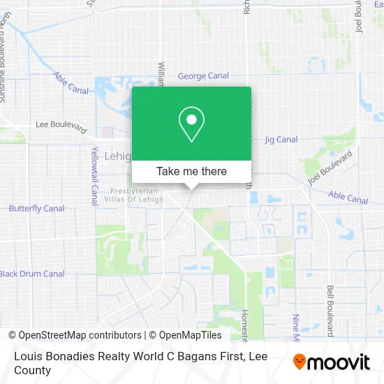 Louis Bonadies Realty World C Bagans First map