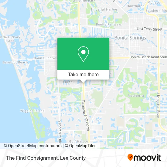 The Find Consignment map