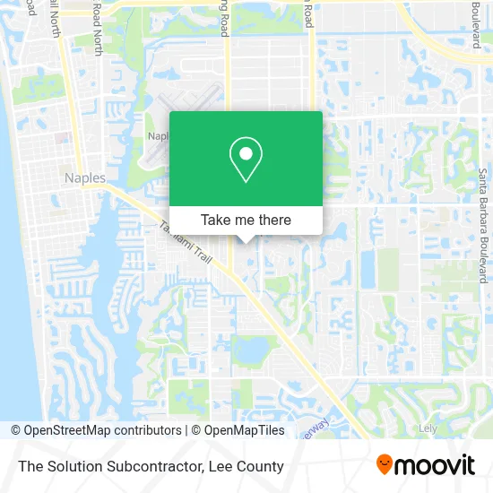The Solution Subcontractor map