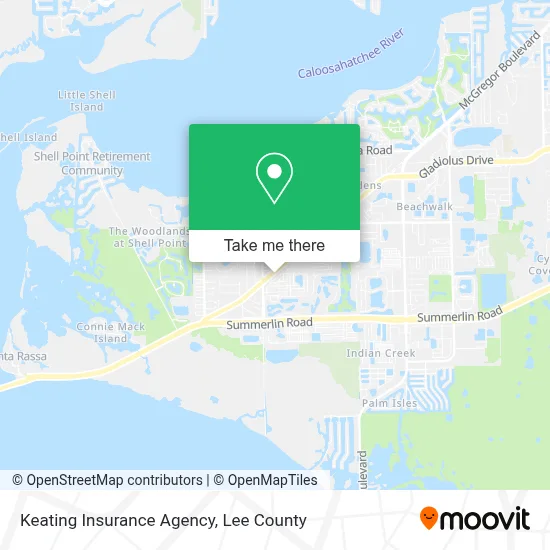 Keating Insurance Agency map