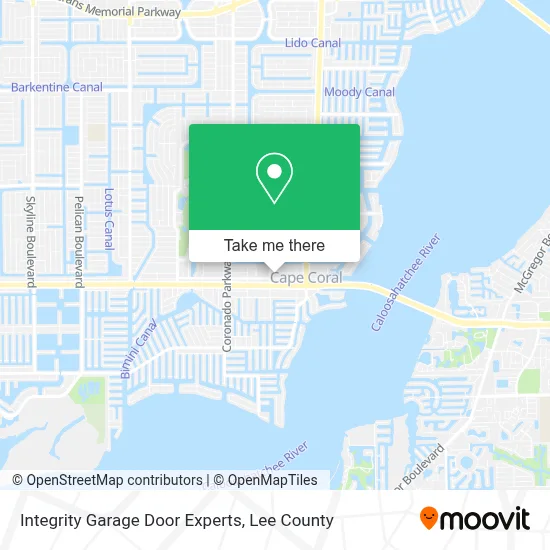 Integrity Garage Door Experts map