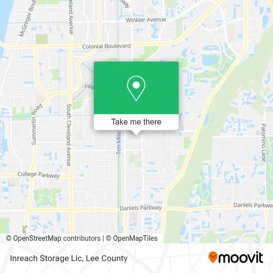 Inreach Storage Llc map