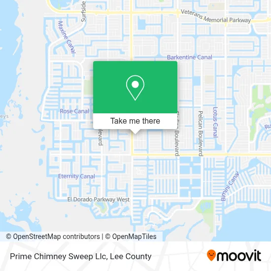 Prime Chimney Sweep Llc map