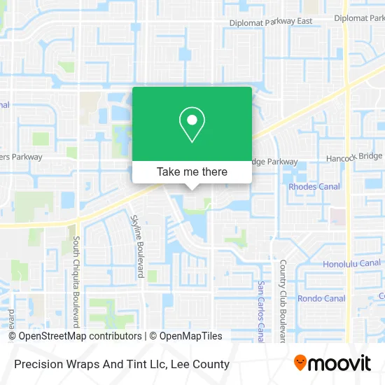 Precision Wraps And Tint Llc map