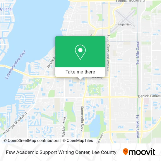 Fsw Academic Support Writing Center map