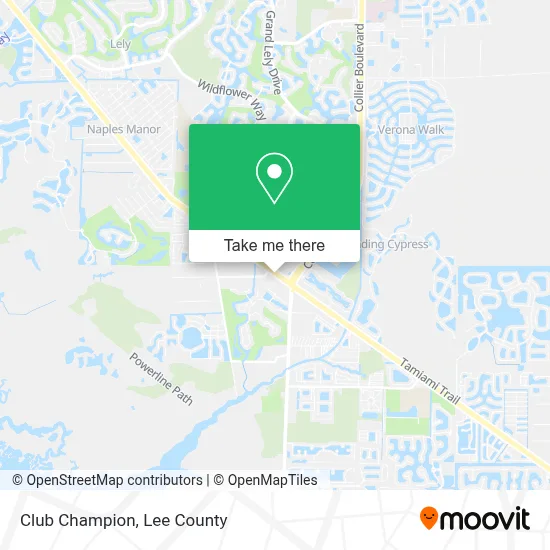Club Champion map