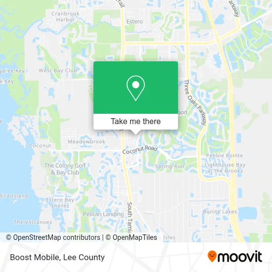 Boost Mobile map