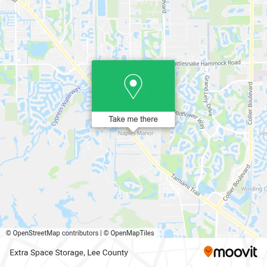 Extra Space Storage map