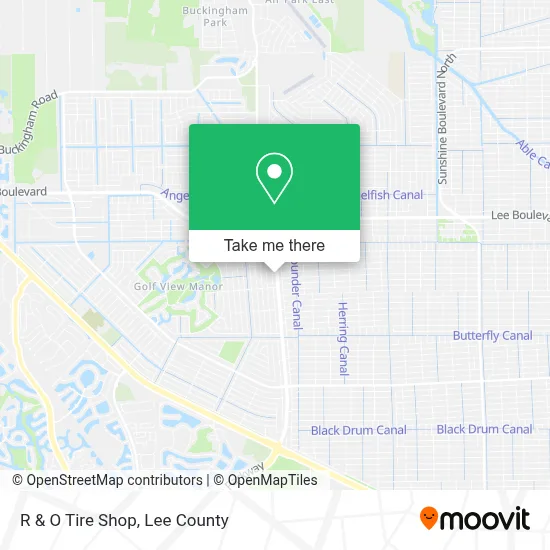 R & O Tire Shop map